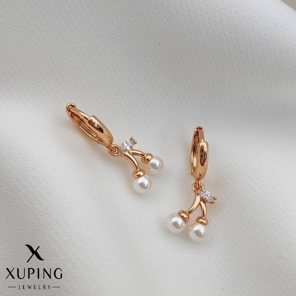 گوشواره گیلاسی ژوپینگ کد 2071 - خرید آنلاین از گالری آداس